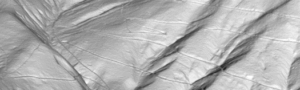 Modèle numérique de terrain à haute résolution obtenu d'après une couverture lidar. FORESTYS
